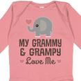 thumbnail image 4 of Inktastic My Grammy and Grampy Love Me Boys or Girls Long Sleeve Baby Bodysuit, 4 of 5