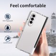 thumbnail image 4 of Z Fold 3 Case 2021 5G Phone, Allytech Galaxy Z Fold 3 Case, Slim Fit Hinge Protection With Pencil Holder Shockproof Drop-Absorbing Case Cover for Samsung Galaxy Z Fold 3 5G 2021 Released,Clear, 4 of 8