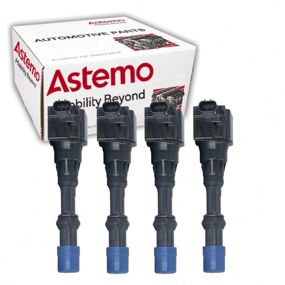 4 pc Hitachi IGC0052 Ignition Coils for 30520-PWA-003 30520PWA003 C1408 E404 Spark Plug Wire Boot