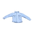 thumbnail image 4 of FashionCha Miniature Figure Shirt 1/6 Scale Action Figure Clothes Blue Shirt Doll Costume Cloth Material Suitable for 12 Inch Male Figures Collectors DIY Display, 4 of 8