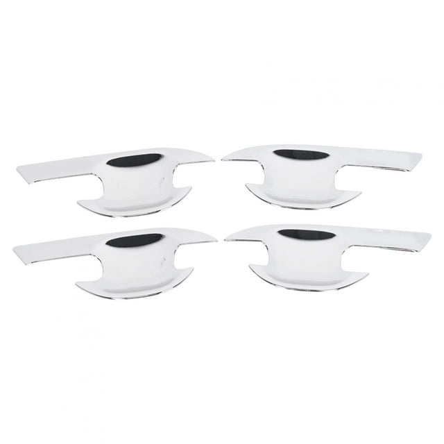 Filfeel 4pcs Couvercles de Bol de Porte Extérieure de Voiture, Couvercle Chromé de Garniture de Bol de Poignée de Porte Extérieure pour Ranger T6 T7 2012-2016