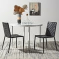 thumbnail image 4 of SAFAVIEH Rayne Woven Dining Chair, Black/Black, Set of 2 (15.8 in. W x 19.8 in. D x 33.5 in. H), 4 of 13