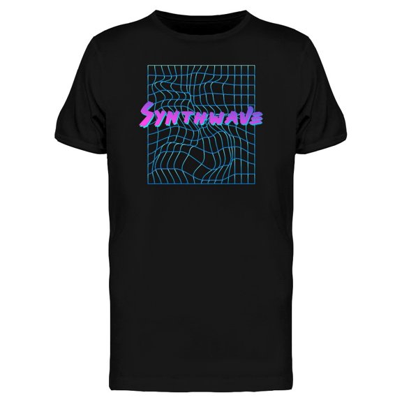 Distorted Laser Synthwave Tee Men's -Image by Shutterstock
