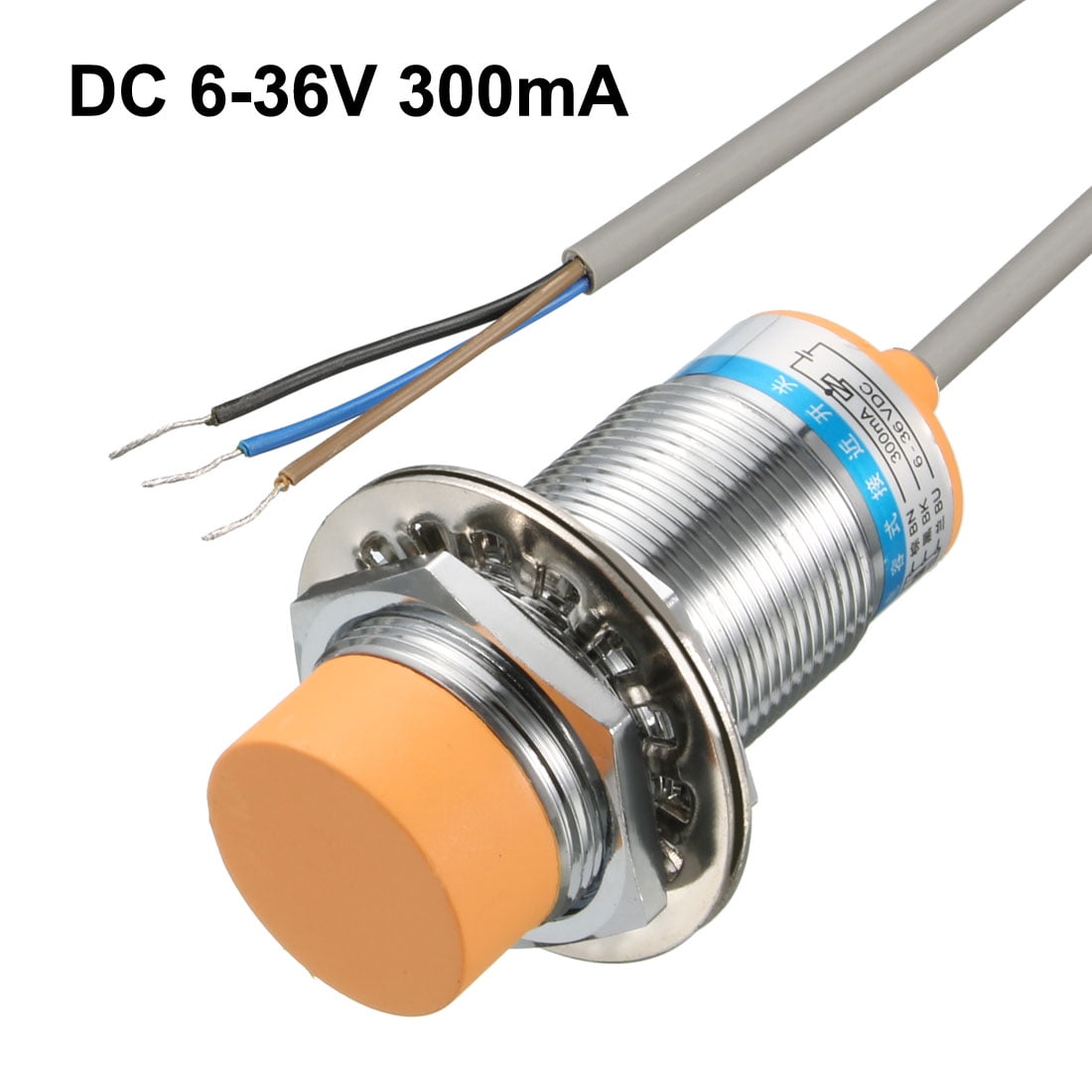 25mm Inductive Proximity Sensor Switch NPN NO DC 6-36V 300mA