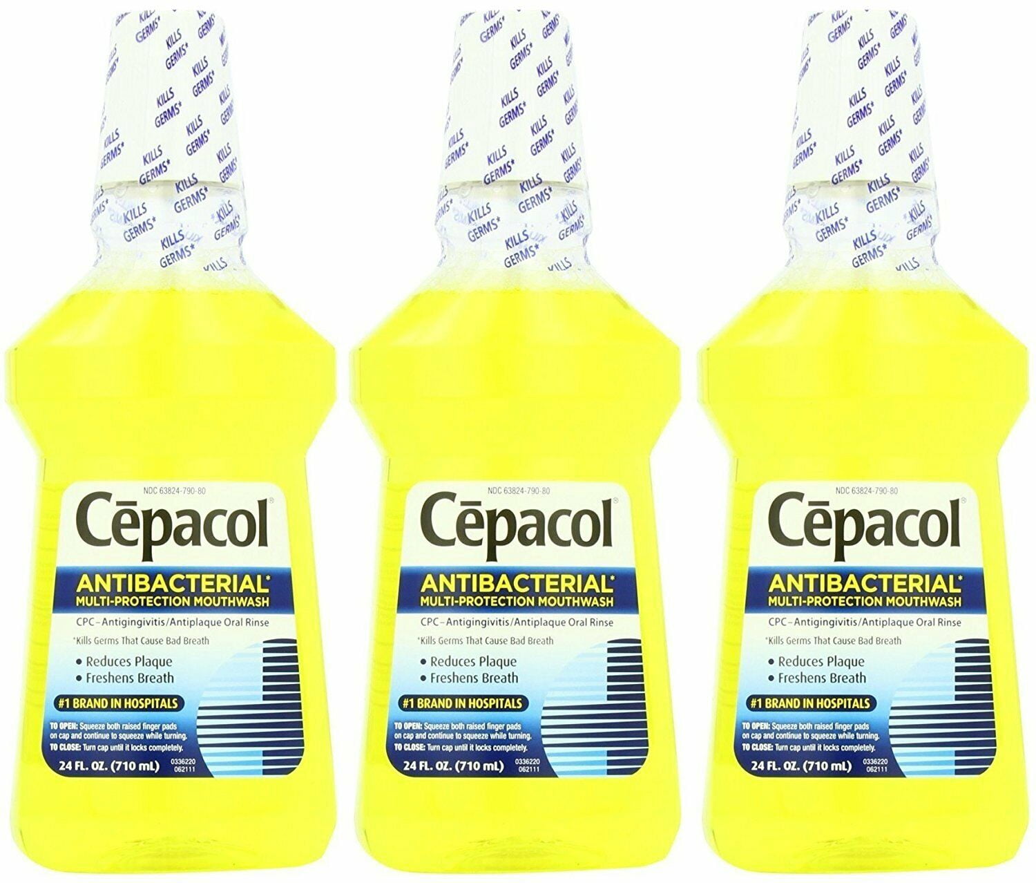 Cepacol Antibacterial Multi-Protection Mouthwash 24 oz (Pack of 3)