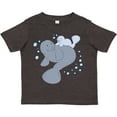 thumbnail image 3 of Inktastic Cute Manatees with Bubbles Boys or Girls Toddler T-Shirt, 3 of 5