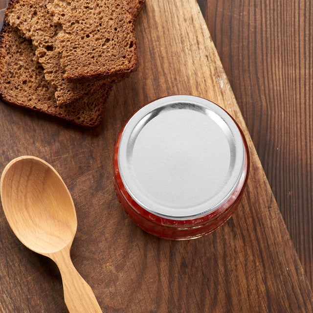 AURARMLET 50Ud Tapas Para Mason Jar De Lata Estañada Con Dividido Para Hermético Y Almacenamiento