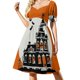 thumbnail image 4 of En Australia con vestido de manga corta estilo trineo canguro, vestido vendaje, vestido verano 2025 para mujer., 4 of 8