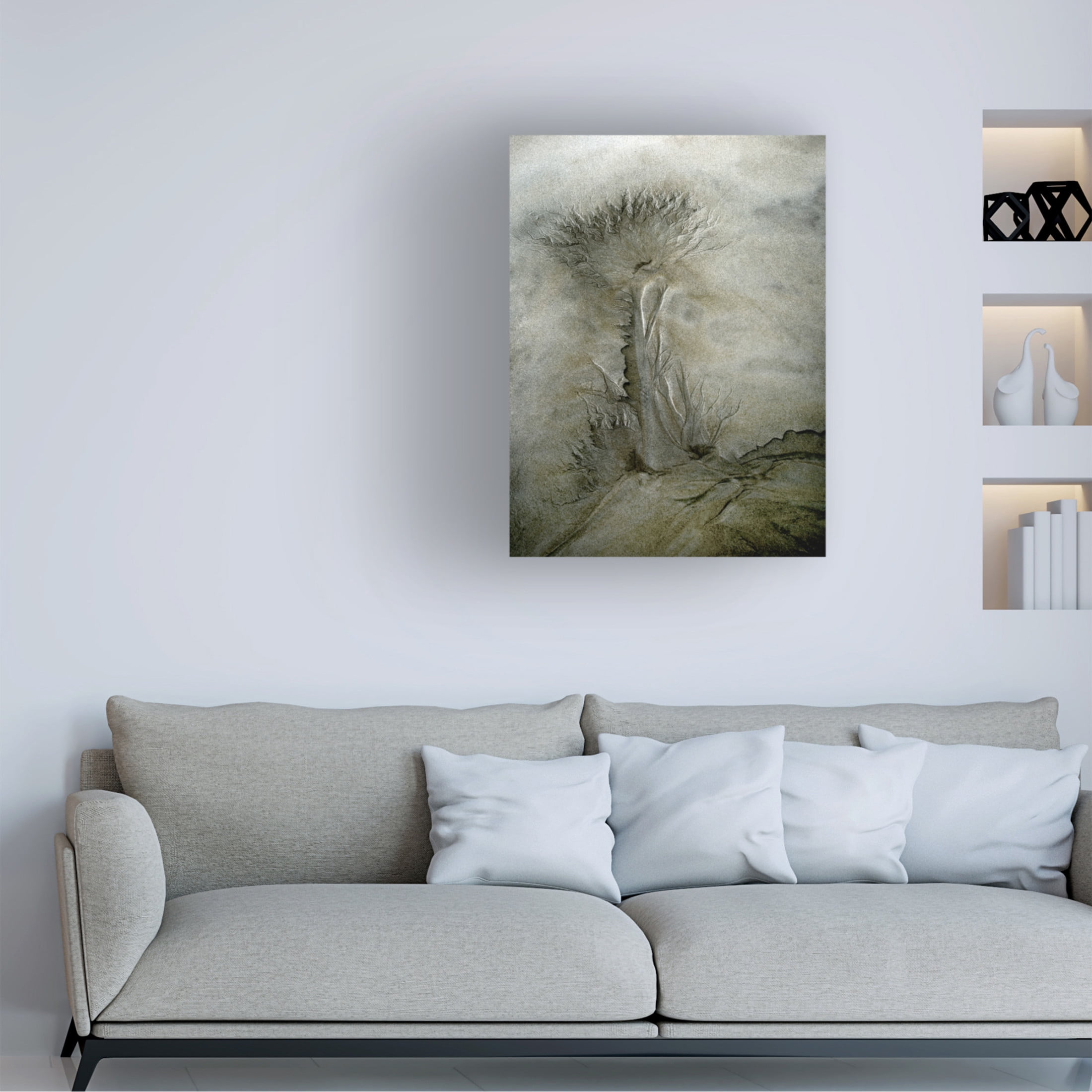 Canvas Wall Art - Nel Talen 'Flow Pattern' Wall Art for Living Room, Bedroom, or Office D?cor by Trademark Fine Art - 24 x 32 Inches