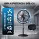 thumbnail image 4 of Ventilador Industrial Sky Care 20 Pulgadas De Pedestal Oscilación 360° 3 Velocidades Alta Potencia, 4 of 8