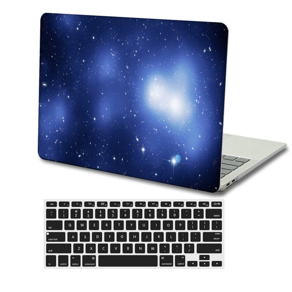 KSK KAISHEK for Newest MacBook Pro 15 inchs Case 2019 2018 2017 2016 Rel. Model A1990/A1707, Plastic Protective Case Hard Cover + Black Keyboard Cover, Galaxy A 0113