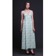 thumbnail image 2 of Bimba Robe Longue Chic Imprimée Teinture sur Nœuds pour Femmes Boho Été Maxi Plage - Très Petit, 2 of 5