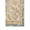thumbnail image 2 of 5' x 7' Blue Floral Power Loom Area Rug, 2 of 4
