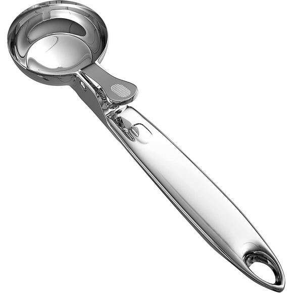 Ice Cream Scoop With Comfortable Handle, Silver