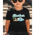 thumbnail image 2 of The Big One Surf Theme Matching Family Birthday Shirt for Brother -Sold Individually Black Shirt 12 Months, 2 of 5