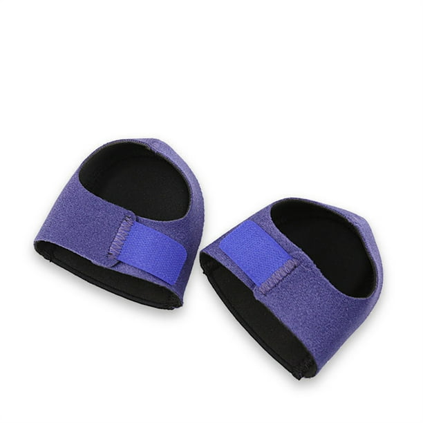 Paquete de 2 mujeres Hombres Cubiertas de pie Tacón transpirables Protectores Guardias Mangas de absorción de choque Soporte para caminar Pies Suministros de cuidado azul Yuarrent CE001396-03