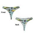 thumbnail image 3 of Fotbe Hawaiian Style Tanga Sin Costuras para Mujer con Estampado – Panties Invisibles, Transpirables y Cómodos para Uso Diario-Medium, 3 of 6