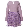 thumbnail image 2 of Richie House Girls' Sweet Long Sleeve Dress with Flowers RH2175, 2 of 2