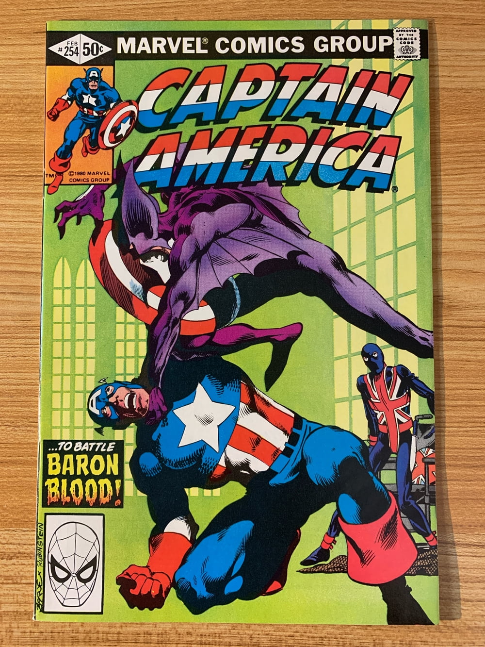 Cover of Captain America #254