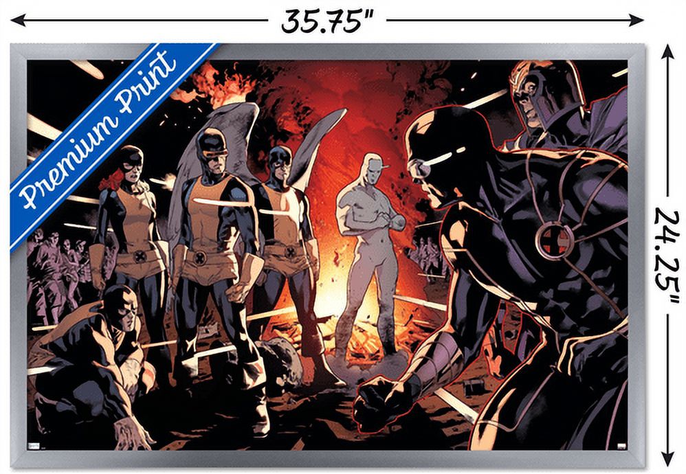 Marvel Comics - The X-Men - Classic Group Wall Poster, 22.375" x 34", Framed
