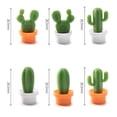 thumbnail image 4 of Coofit 6PCS Fridge Magnets Lovely Cartoon Cactus Refrigerator Magnets Home Decorations, 4 of 10