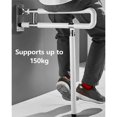 thumbnail image 5 of Sturdy Bathroom Handrail, Foldable Toilet Safety Rails Non-Slip Stainless Steel, Flip Up Grab Bar Space Saving Design, Comfortable Grasp Surface For Elderly, 1PCS, 5 of 5