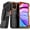 Black Orange, variant on Moto G Power 5G Case with Kickstand & Holster: Protective, Shockproof, Black & Orange