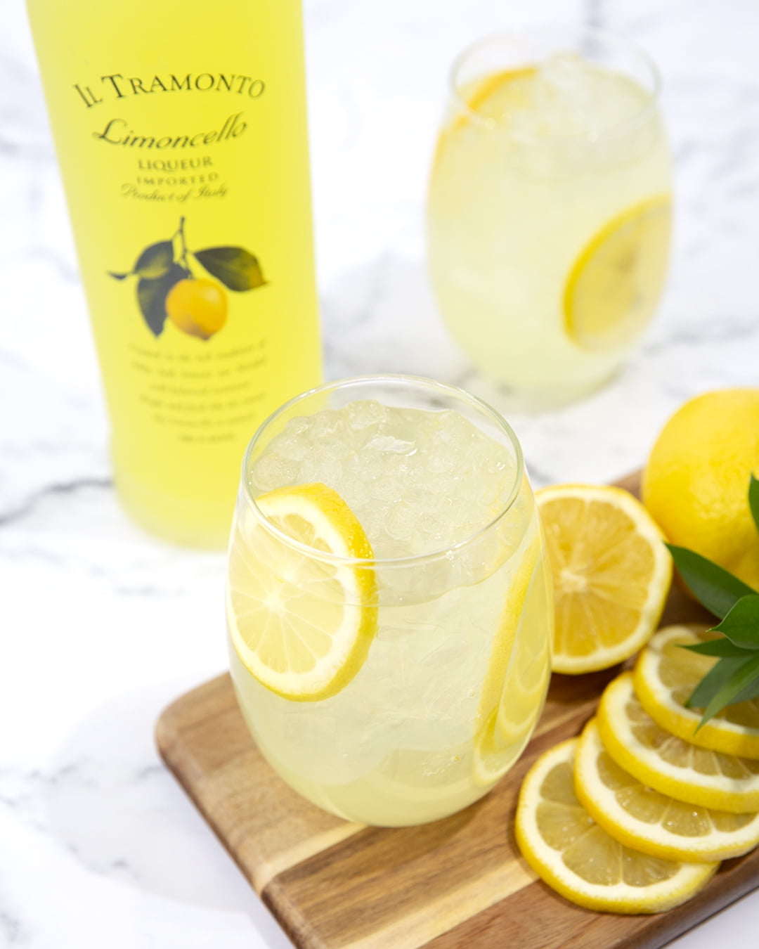 Il Tramonto Limoncello Italian Lemon Liqueur 60 Proof 750ml Glass Bottle