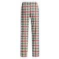 thumbnail image 3 of Drmagiyhm Cotton Pajama Pants Men Cute Pj Pants Autumn Big and Tall Flannel Sleeping Pants Wide-Leg Elastic Waist Lounge Pants Christmas Casual Pants M, 3 of 5