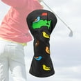 thumbnail image 1 of Deluxe Golf Wood Headcover Golfista Accesorios #1 3 5 UT PU Cuero con No. Tag , DYNWAVEMX Funda para palos de golf, 1 of 8