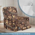 thumbnail image 3 of Kuiaobaty Camo Hunting Pattern Reclining Sofa Slipcover for Living Room Dustproof Recliner Couch Cover with Elastic Bottom Breathable Reclining Slipcover Thick Recliner Chair Cover Nonslip, 3 of 8
