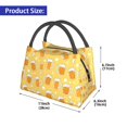 thumbnail image 2 of Disketp Beer Bolsa Térmica Estampada, Bolsa Térmica Aislante para Almuerzo, Playa y Campamento, 2 of 6