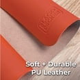 thumbnail image 4 of BLACK+DECKER Small Travel Desk Mat, Office Desk Pad, Computer Mat, Laptop Pad for Mobile Office, Computer Furniture Protector, Compact for Carry-On Bags, Ideal for Travel & Work (12"x 20"), Coral, 4 of 10
