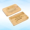thumbnail image 6 of GOOHOCHY 2pcs Wood Soap Box Soap Holder Container Soap Box Case for Home Kitchen Bathroom (Assorted Color), 6 of 8