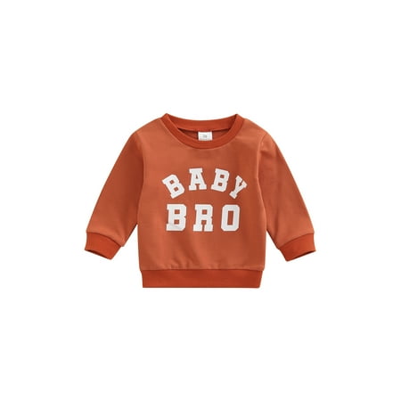 

Bagilaanoe Toddler Baby Girl Boy Oversized Sweatshirt Long Sleeve MINI Letter Print Pullover 9M 12M 18M 24M 3T Infant Fall Tops Tee