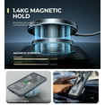 thumbnail image 3 of Dexnor for Samsung Galaxy S25 Ultra Case with Flip Camera Cover & Adjustable Kickstand & Built-in Screen Protector,Compatible with MagSafe Shockproof Bumper Heavy-Duty Magnetic Protective Cover,Blue, 3 of 8