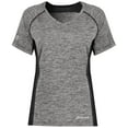 thumbnail image 3 of Holloway Sportswear S Womens Electrify Coolcore® Tee Black Heather 222771, 3 of 5