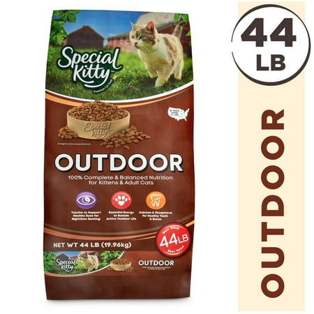 Special Kitty Outdoor Formula Dry Cat Food, 44 lb (Best Himalayan Cat Food)