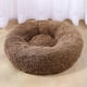 thumbnail image 1 of Soft Plush Round Pet Bed Cat Soft Bed Cat Bed for Cats Small Dogs, 1 of 5