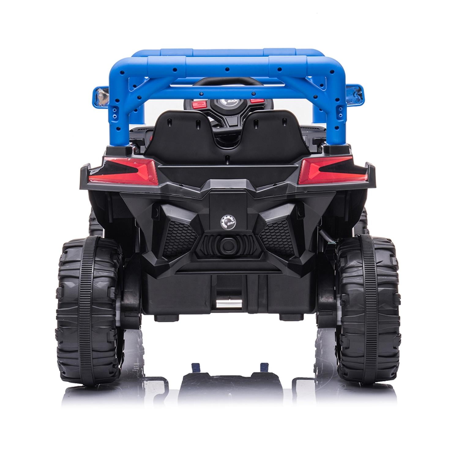 CIPACHO 12 V Power Buggy Kids Ride On Truck UTV with Remote Control Electric Car Toys Off-Road UTV Vehicle, 4 Shock Absorbers, Blue CIPACHO 12 V Power Buggy Kids Ride On Truck UTV with Remote Control Electric Car Toys Off-Road UTV Vehicle, 4 Shock Absorbers, Blue