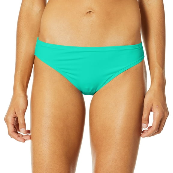 La Blanca Women's Island Goddess Solid Hipster Bikini Bottom Swimwear, Sea Green, 10, LB6BA93