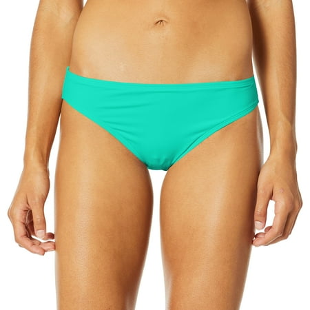 La Blanca Women s Island Goddess Solid Hipster Bikini Bottom Swimwear  Sea Green  12