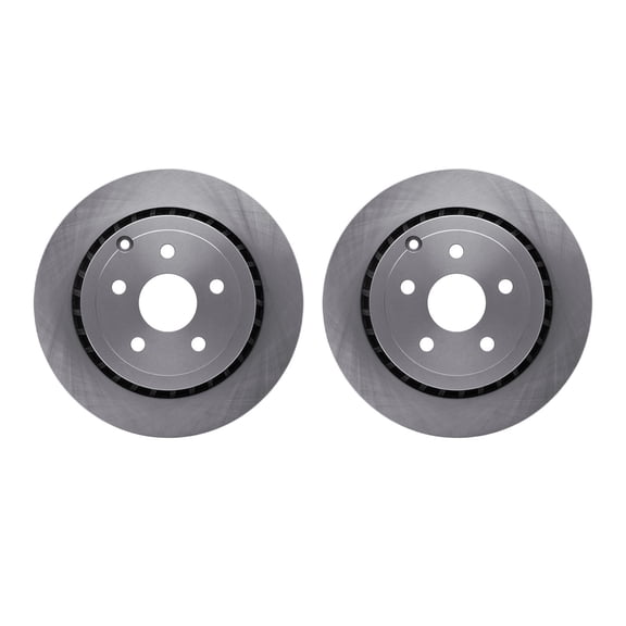 Dynamic Friction Company Rear Brake Rotors 6002-52021