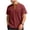 Wine, variant on XUNKUSGA Mens T-Shirts Classic Casual Short Sleeve Button Men's Henley Shirt Fashion Summer Lightweight Front Pocket Pullover Top for Work Study,Blue,S