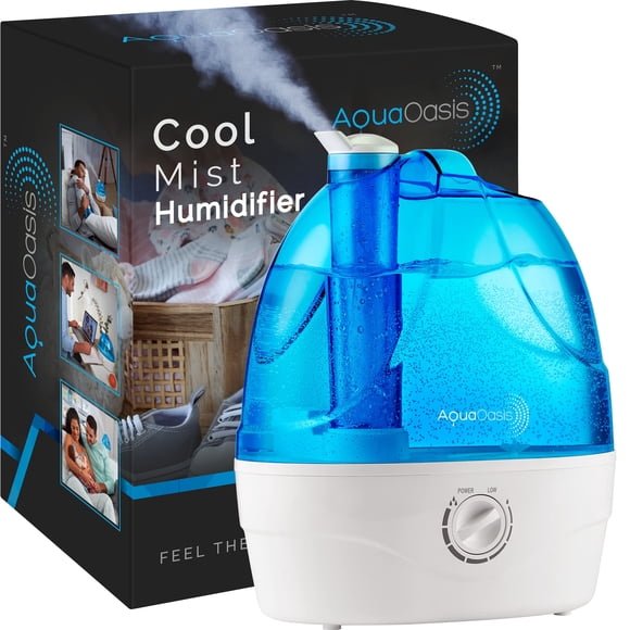 AquaOasis® Cool Mist Humidifier (6L Water Tank) Quiet Ultrasonic Humidifiers for Bedroom & Large room - Adjustable -360 Rotati