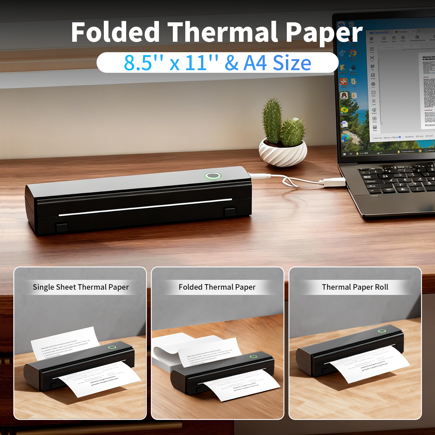 HKHKPI N80 Portable Thermal Printer photo 3
