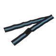 thumbnail image 1 of Genouillère de sport réglable à compression pour l'entraînement des jambes en haltérophilie (noir et bleu), 1 of 4