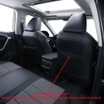 thumbnail image 4 of coverdream Custom Fit Corolla Cross Seat Covers for Toyota Corolla Cross XLE 2022-2026(Non-Hybrid) - Breathable Leatherette Auto Seat Covers(Black/Gray,Full Set), 4 of 6