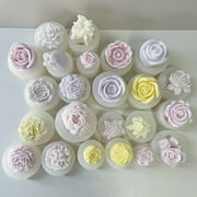 JDH Silicone Flower Silicone Candle Mold Soap Wax Making Aromatherapy Decor Crafts Home H8I8