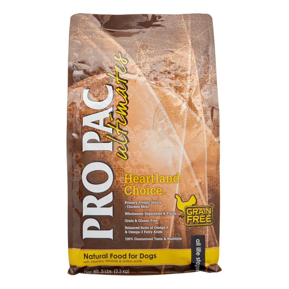 Pro Pac Ultimates GrainFree Heartland Choice All Stages Dry Dog Food 5
